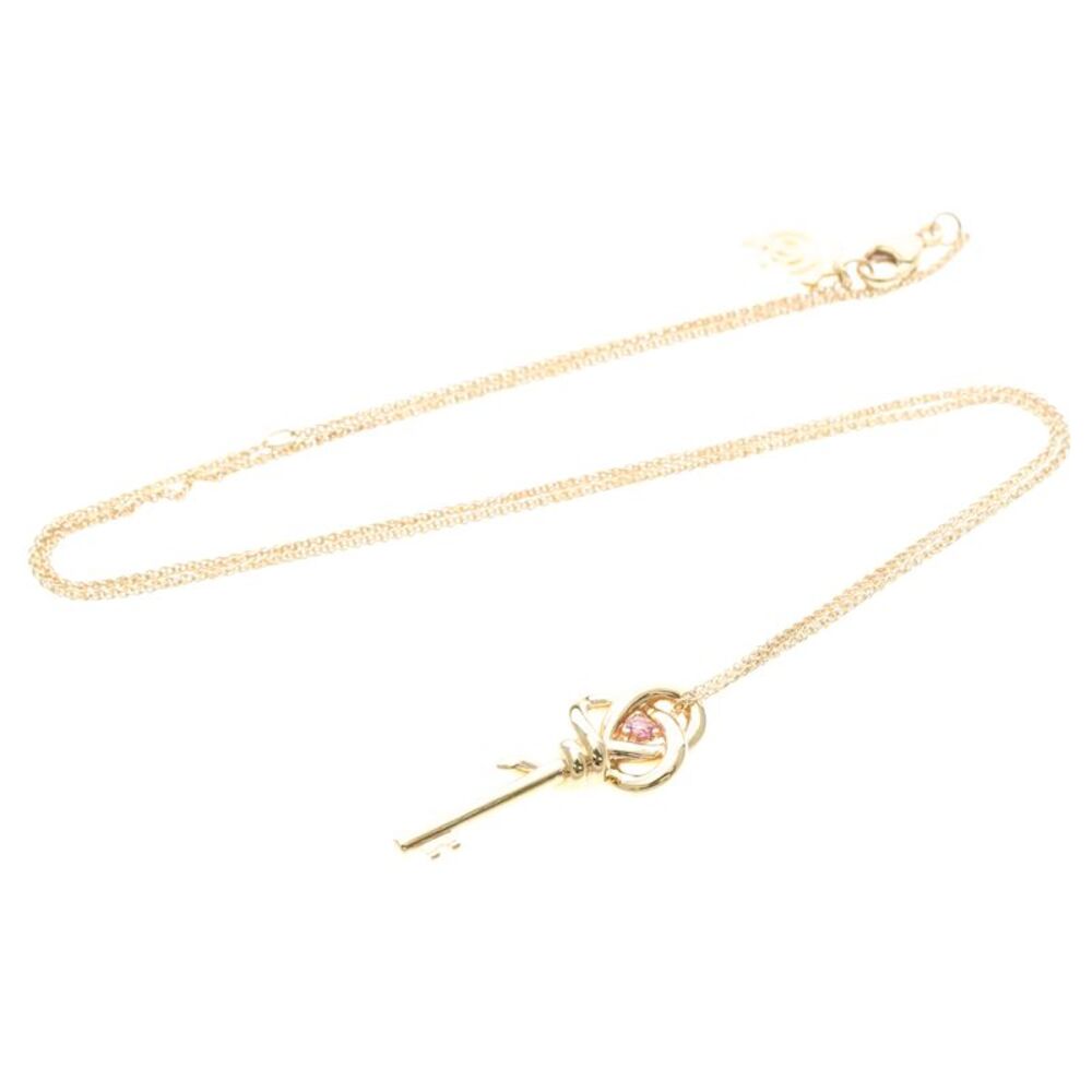 Tiffany & Co. Knot Key Pendant 18K Rose Gold Gold Pink_Gold Necklace Jewelry